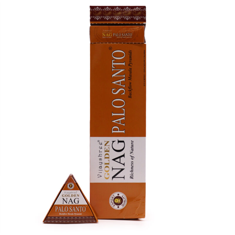 Kadzidełka Backflow Jumbo Golden Nag - Palo Santo