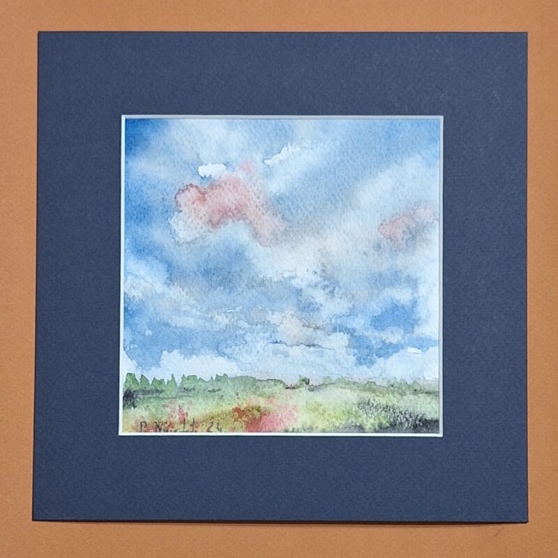 Akwarela „Pola Prowansji” – Rafał Nieradzik