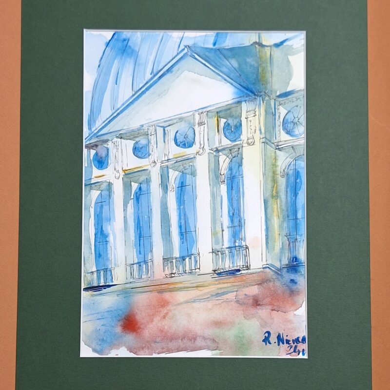 Akwarela „Opera Bytom” – Rafał Nieradzik