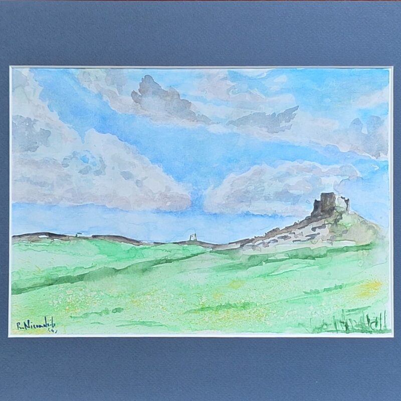 Akwarela „Miejsce Mocy Castle Rock” – Rafał Nieradzik