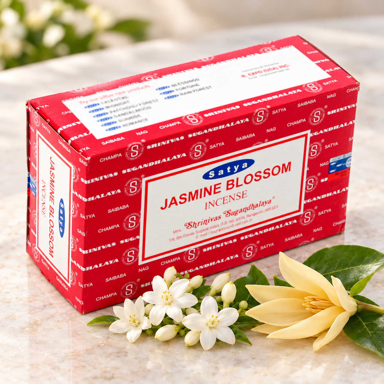 Kadzidełka Satya Nag Champa – Jasmine Blossom (15 g) - obrazek 2