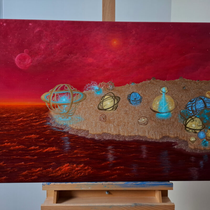 Obraz  "Miasto Astrolabiów" – Karolina Teluk