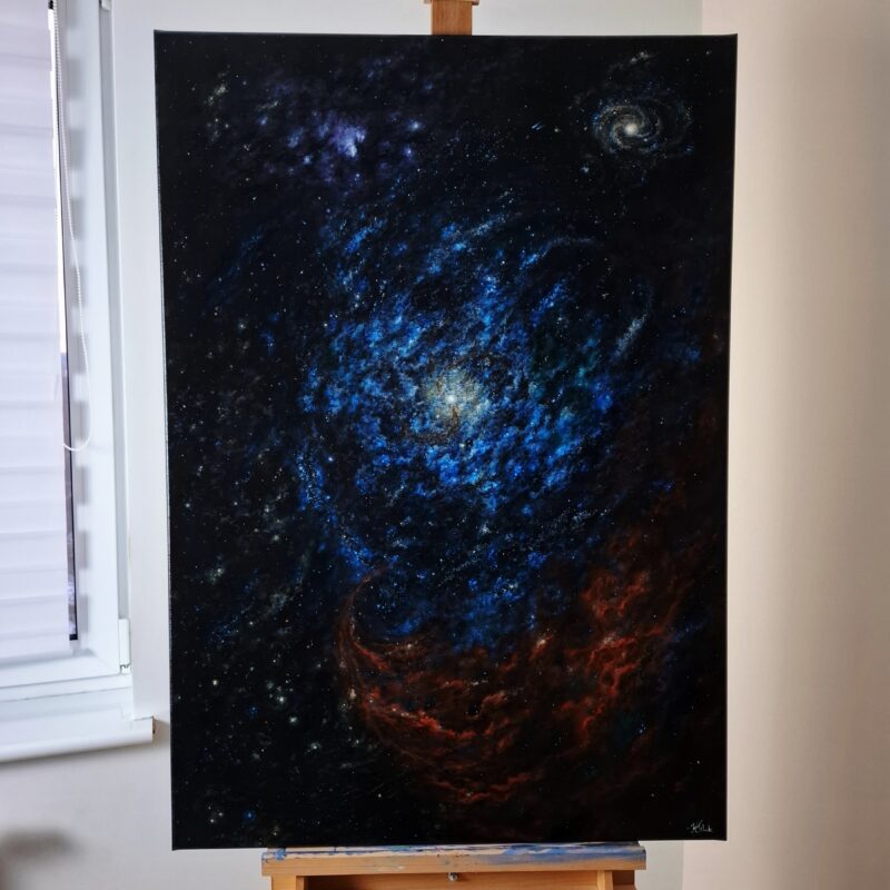 Obraz „Oddech kosmosu” Karolina Teluk