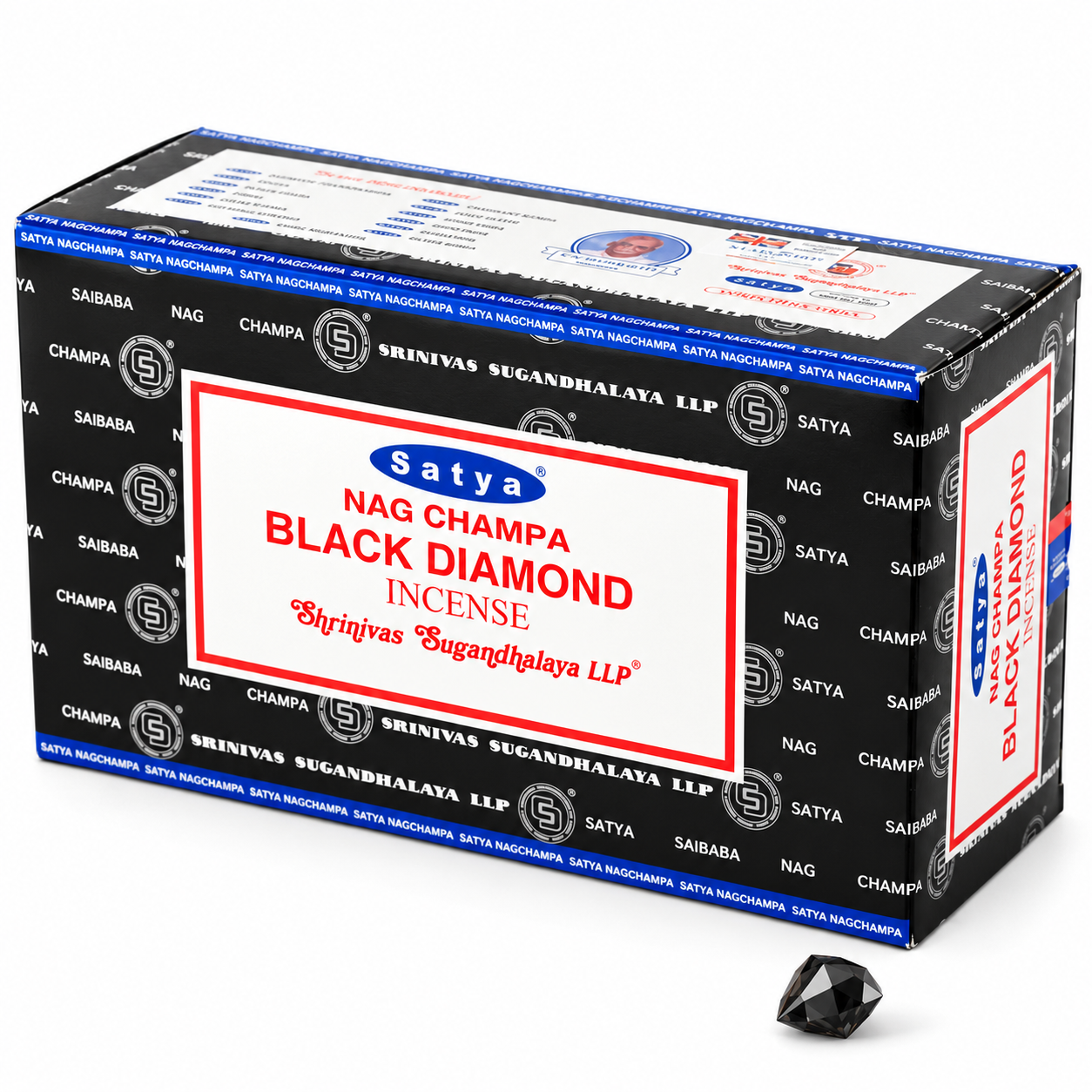Kadzidełka Satya Nag Champa Black Diamond 15g - obrazek 2