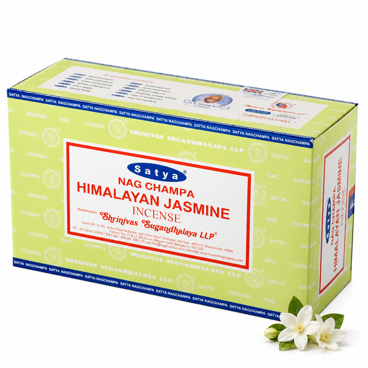 Satya Nag Champa Himalayan Jasmine JAŚMIN HIMALAJSKI - obrazek 3