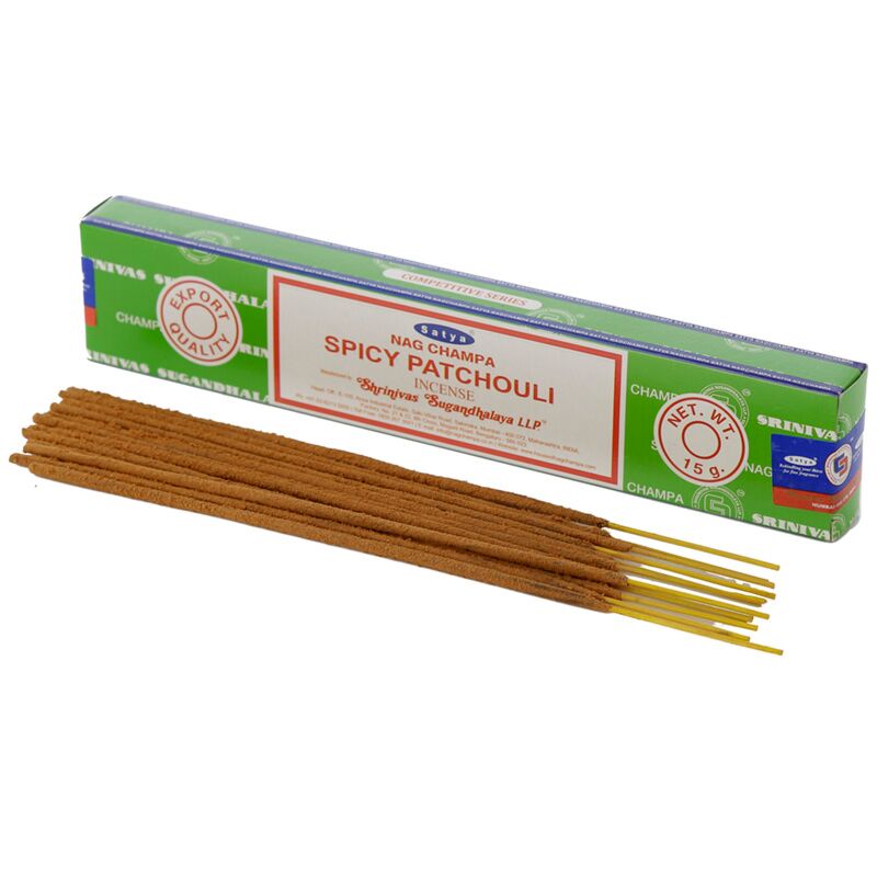 Kadzidełka Satya Nag Champa Spicy Patchouli 15g