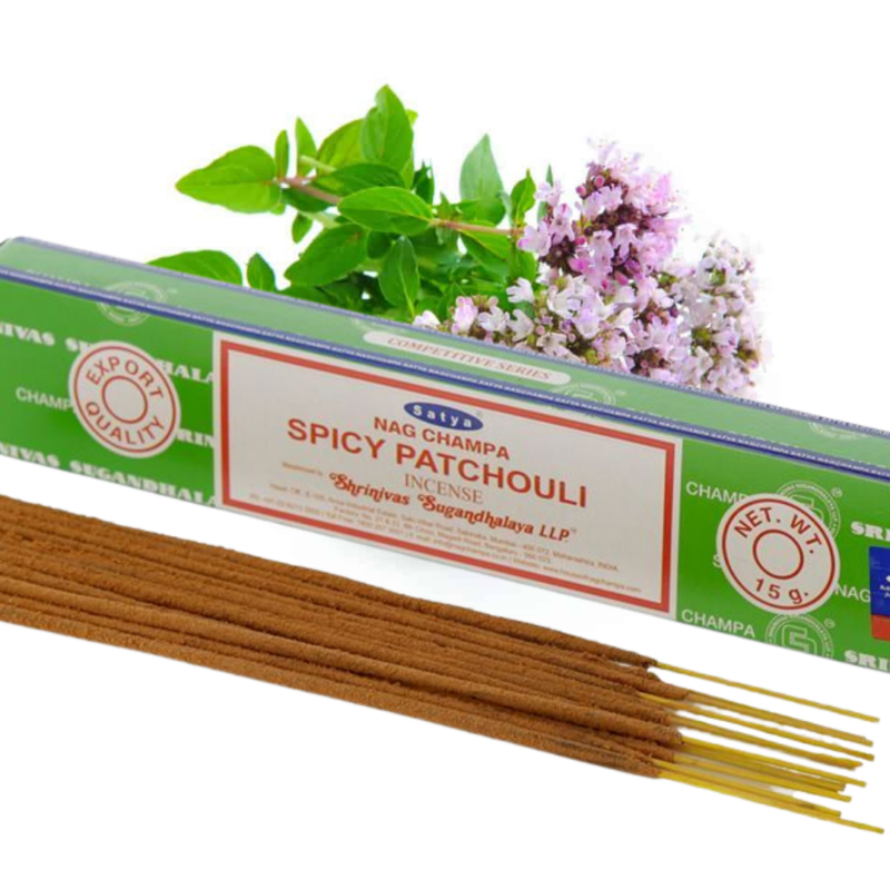 Kadzidełka Satya Nag Champa Spicy Patchouli 15g