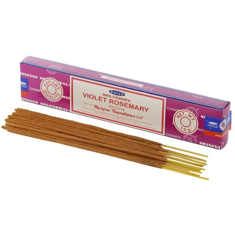 Satya Nag Champa – Violet Rosemary 15g