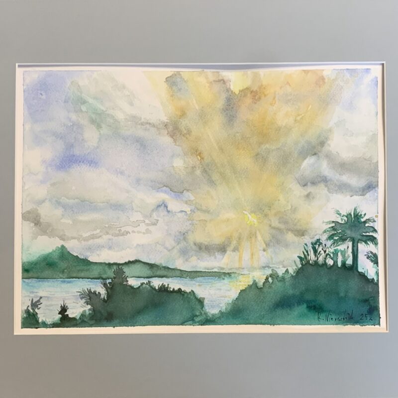 "Słońce nad Puerto Vallarta" – Akwarela Rafał Nieradzik