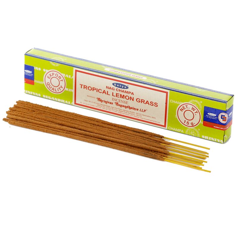 Kadzidełka Satya Tropical Lemon Grass Nag Champa 15g