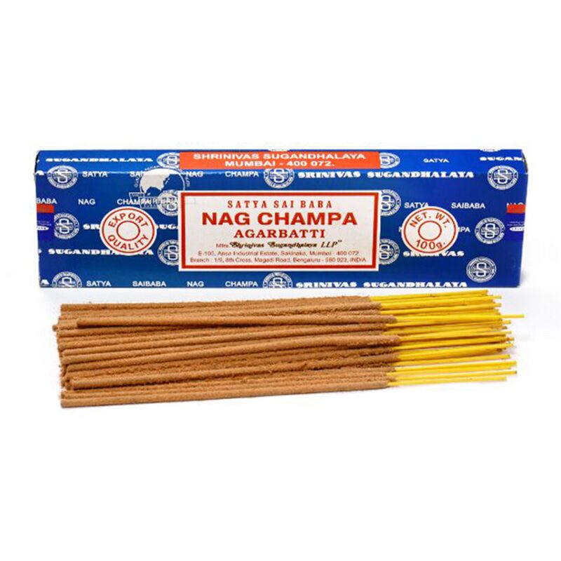 Kadzidełka Satya Sai Baba Nag Champa 100 g – Oryginalne Agarbatti