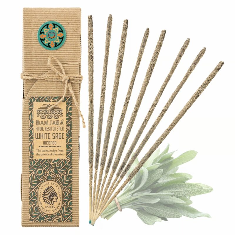 Żywice Rytualne na Patyku – Biała Szałwia