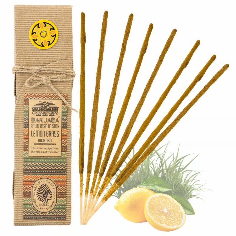 Żywice Rytualne na Patyku – Trawa Cytrynowa