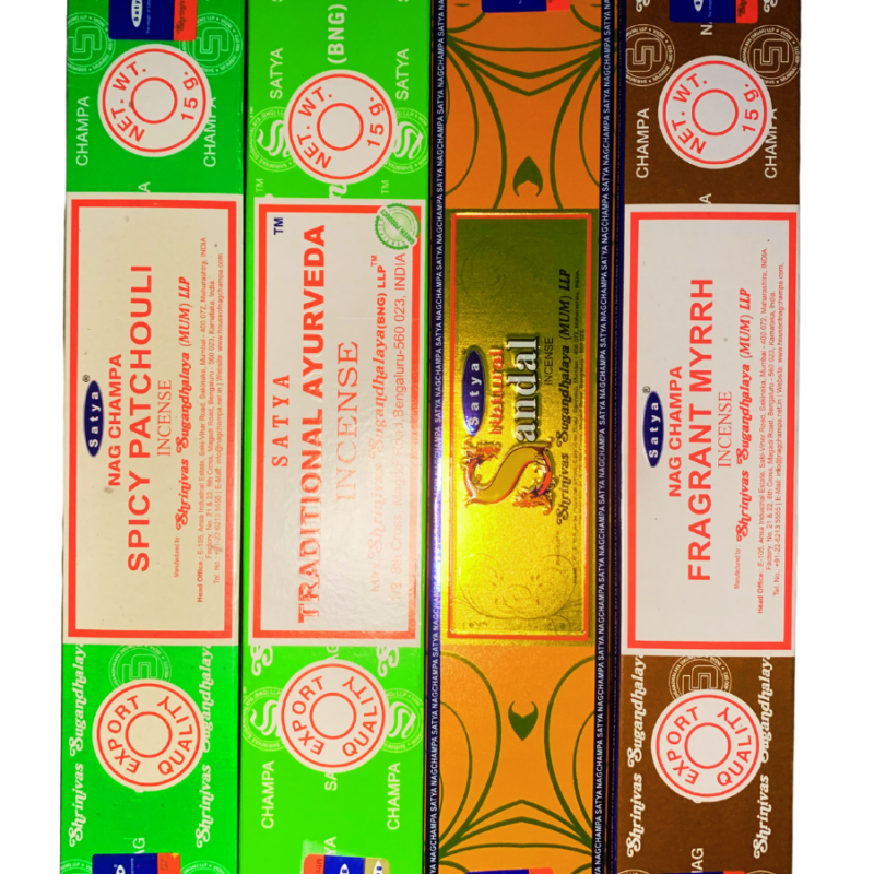 Zestaw paczek Kadzideł Satya Nag Champa