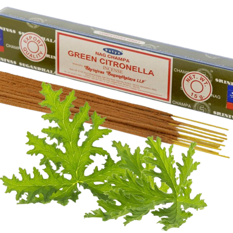 Kadzidełka Satya Nag Champa Green Citronella – 15 g