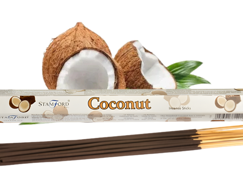 Kadzidełka patyczkowe Stamford Premium Hex – Coconut KOKOS